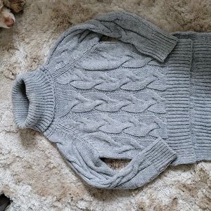 Knit turtleneck sweater